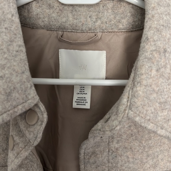 H&M Shacket (light beige melange) - Picture 8 of 8